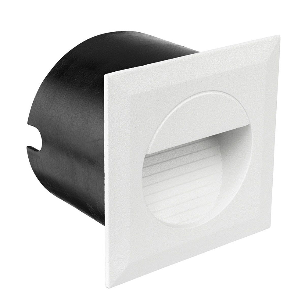 Buy Outdoor Step Lights Australia Lachlan Aluminium LED Square Step Light White - 19696/05