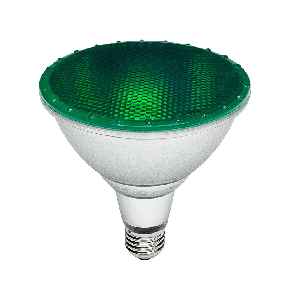 PAR38 LED Globe ES Green Metal 15W - 19705/04