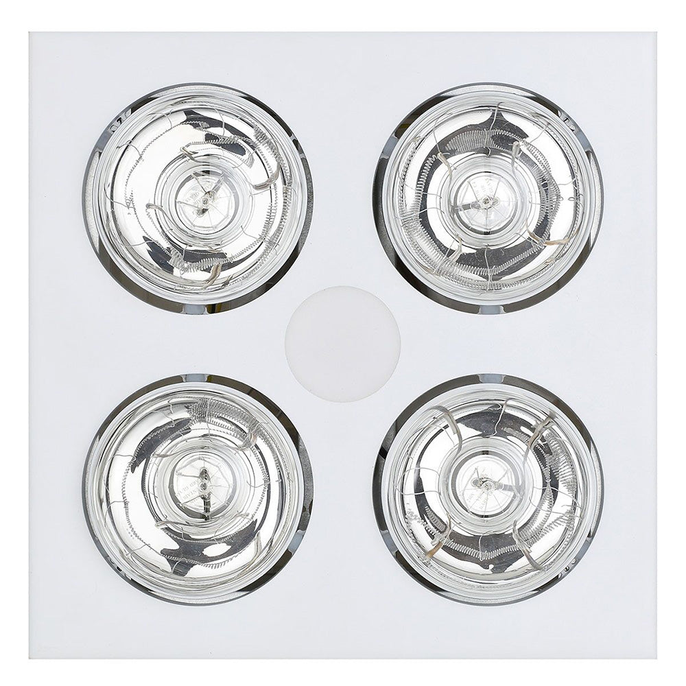 Buy 3 In 1 Bathroom Heaters Australia Horizon 4+1 Light 3-In-1 Bathroom Mate White - 19849/05