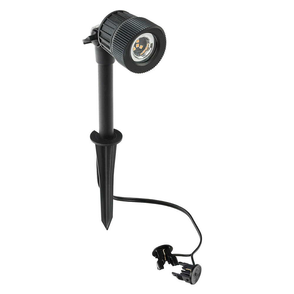 Pinnacle 12V LED Garden Spotlight Black - 19921/06