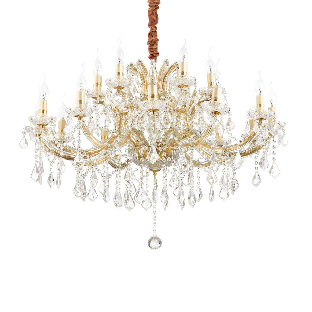 Buy Chandeliers Australia Napoleon Sp18 Chandelier 18 Lights Metal / Crystal - 16741