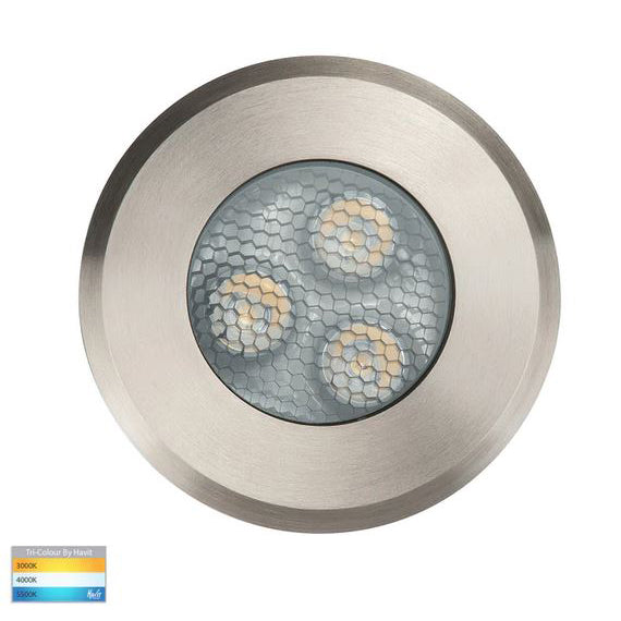 Split Inground Light 12V DC W100mm 316 Stainless Steel 3 CCT - HV1841T