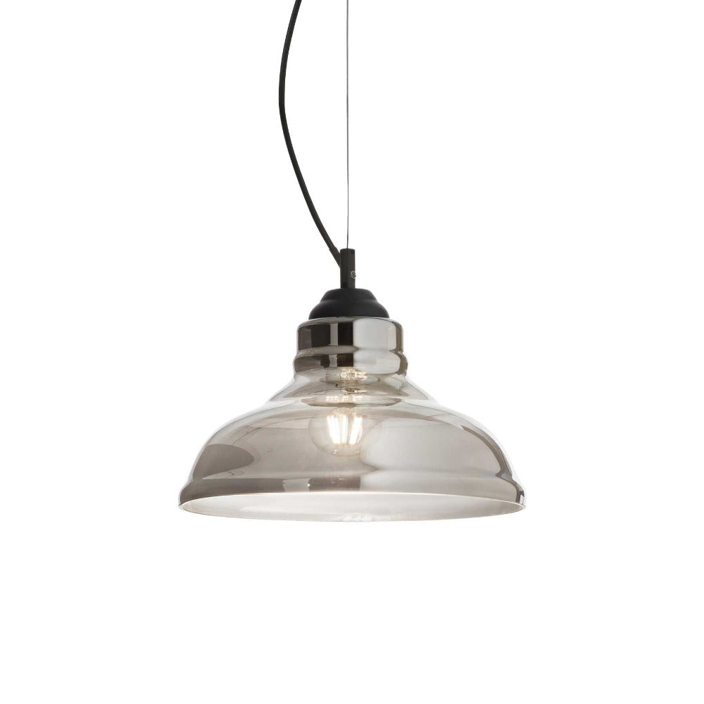 Bistro' Sp1 Plate Pendant Light Glass - 1123