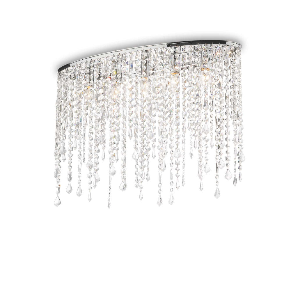 Buy Flush Mount Lights Australia Rain Pl5 Flush Mount 5 Lights Chrome Metal - 008455