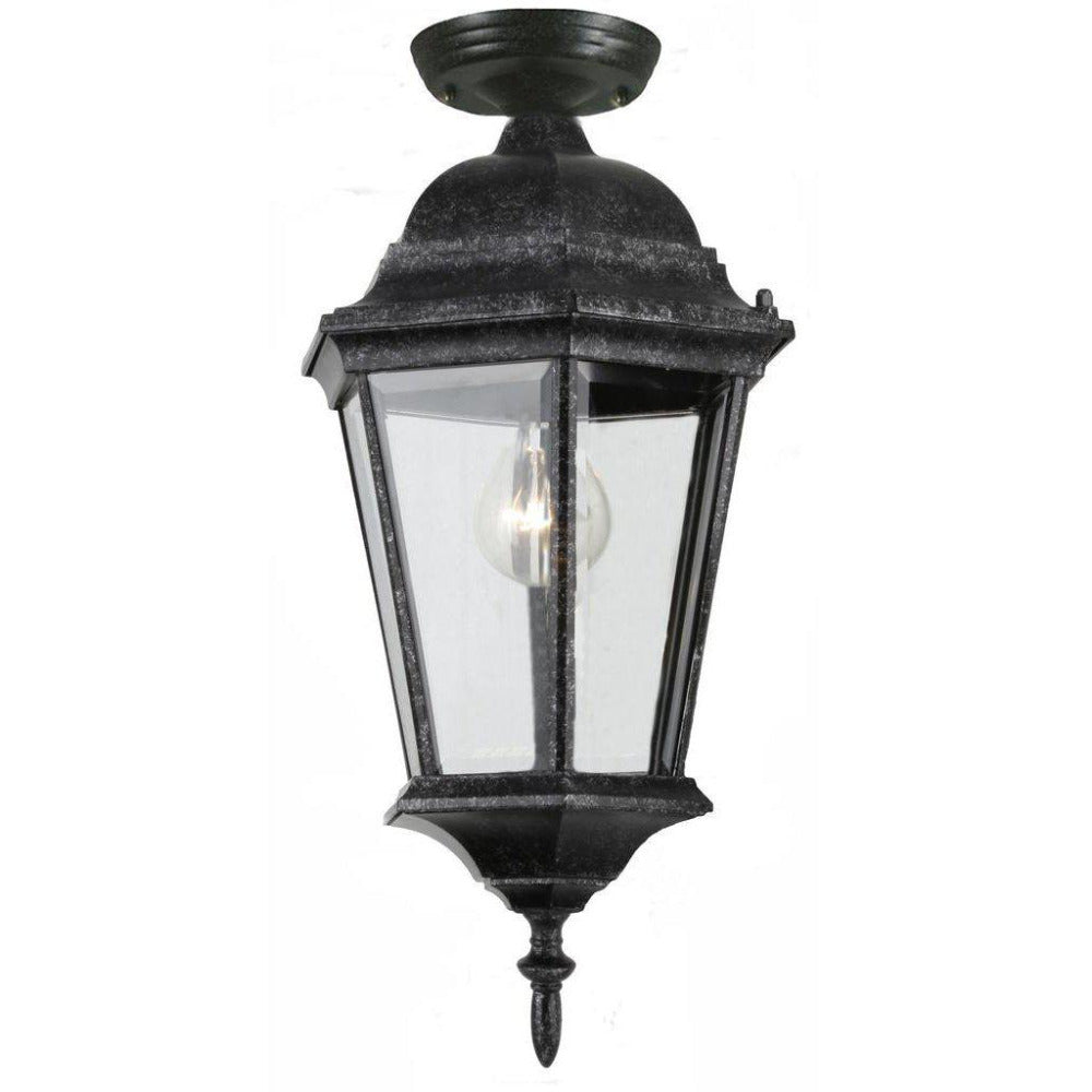 Buy Outdoor Close To Ceiling Lights Australia Junction Medium Under Eave Light Antique Black IP44 - 1001241