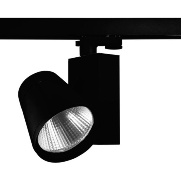 Buy Three Circuit Track Heads Australia Three Circuit Track Head 13W Black Aluminium 3000K - VBLTL-370-4-3K