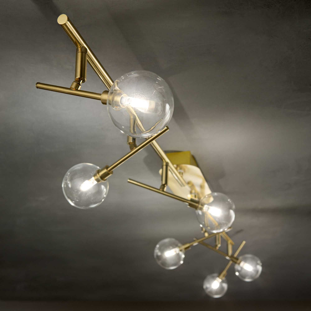 Buy Bathroom Vanity Lights Australia Maracas Pl6 Bathroom Vanity 6 Lights Brass Metal - 200361
