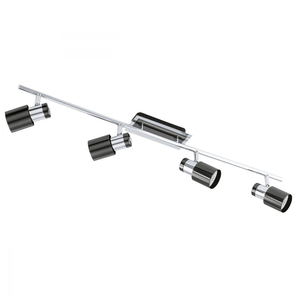 Buy Spotlights Australia Davida 4 Light Spotlight 4000K Nickel Nero - 200674