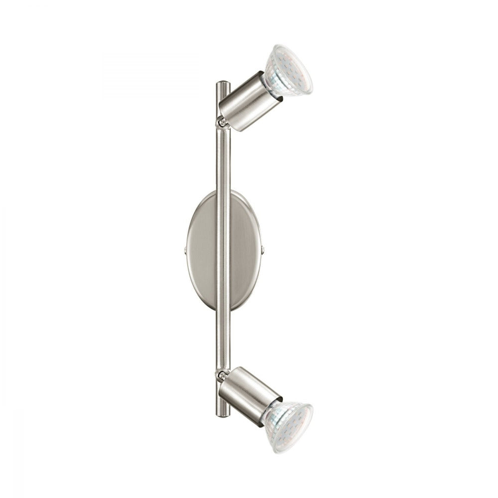 Buy Spotlights Australia Buzz 2 Light Spotlight LED 4200K Satin Nickel - 200693