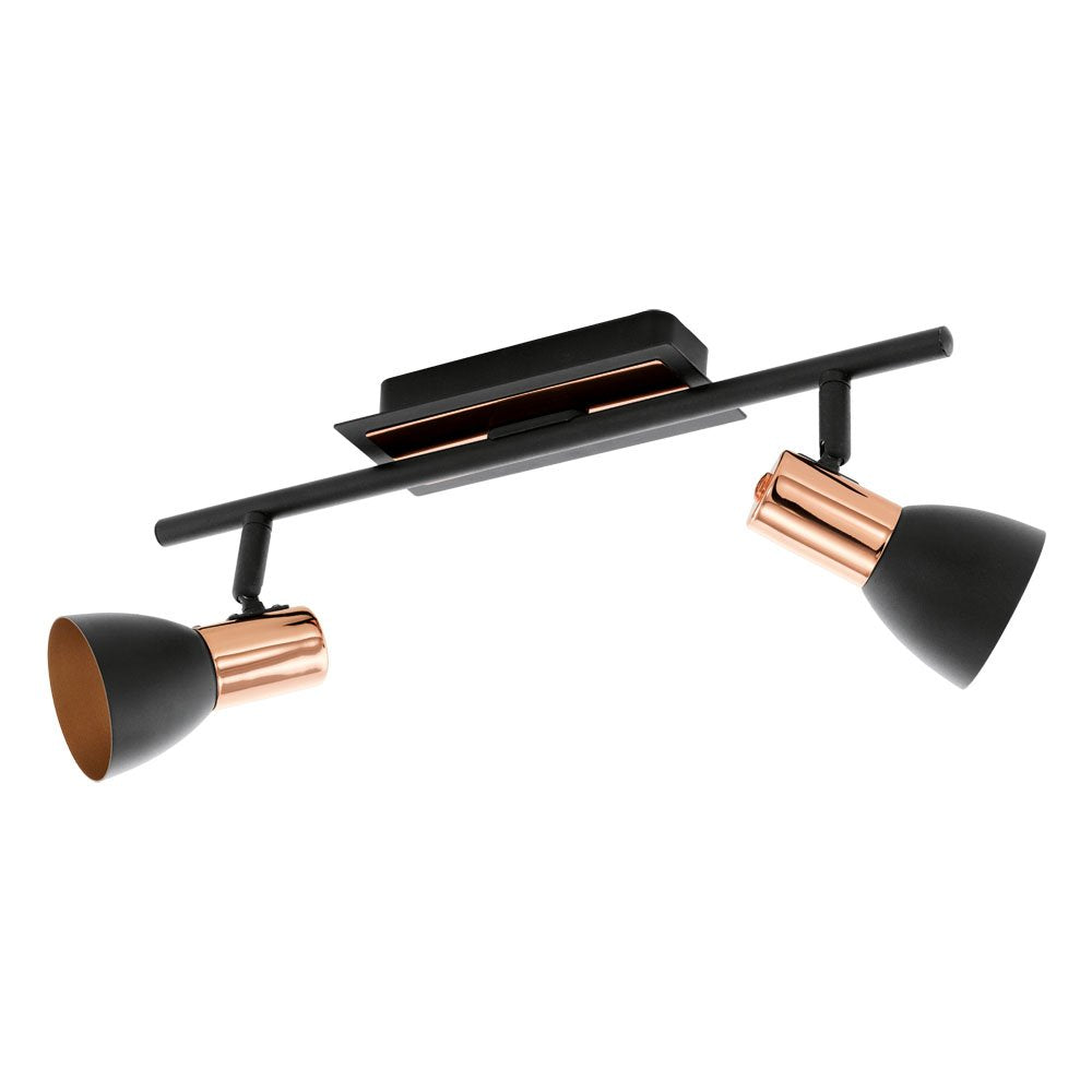Buy Spotlights Australia Barnham 2 Light Spotlight 3000K Copper & Black - 202009