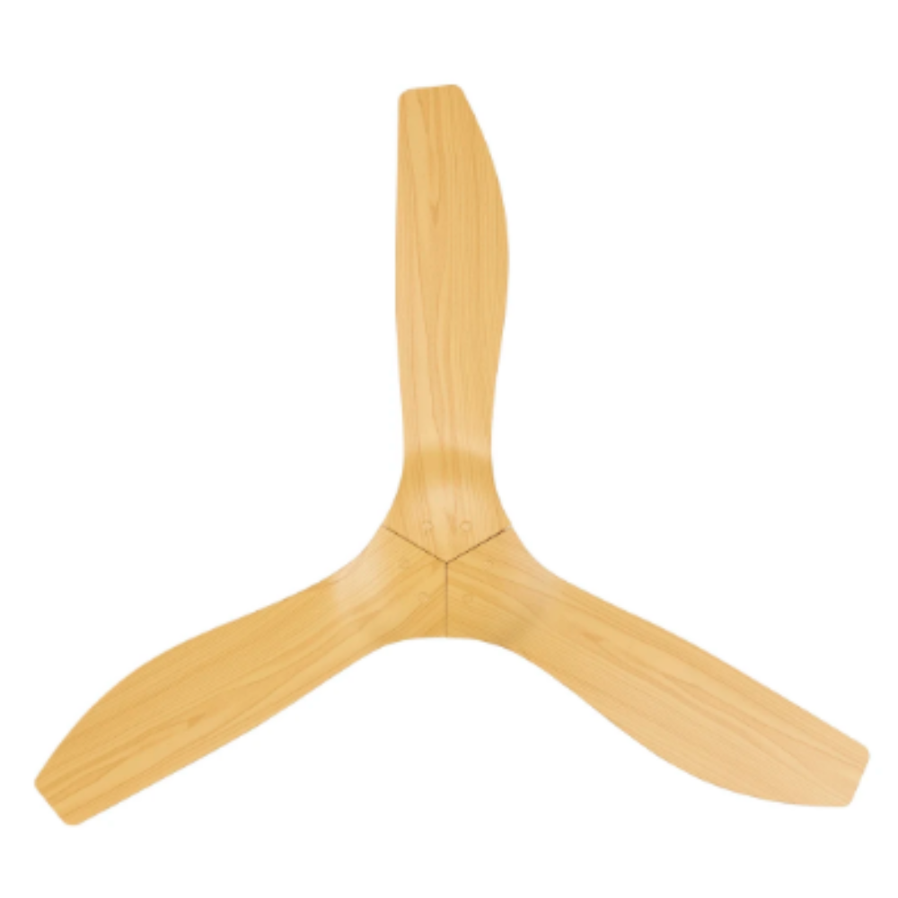 Buy DC Ceiling Fans Australia DURBAN DC Ceiling Fan 58" Matt White / Beechwood Moulded ABS Blade - 22204/37