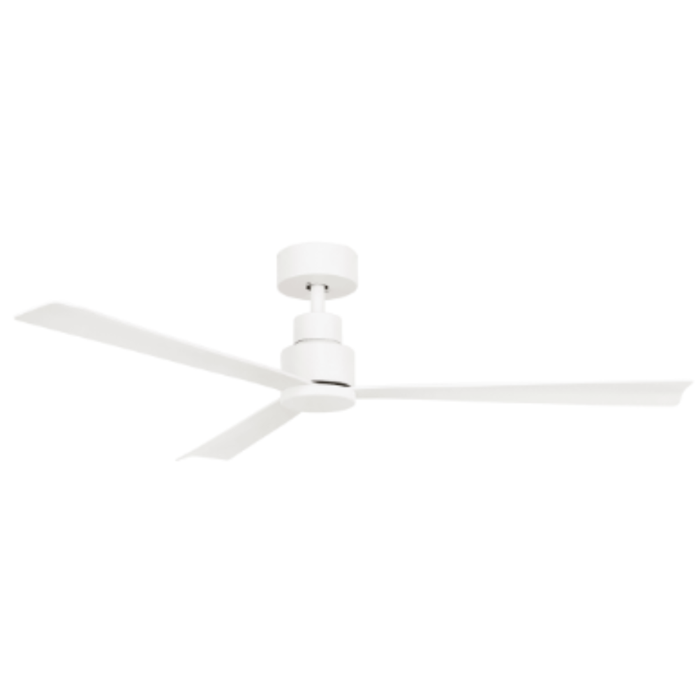 Buy DC Ceiling Fans Australia JOLI DC Ceiling Fan 52" Matt White Moulded ABS Blade - 22195/05