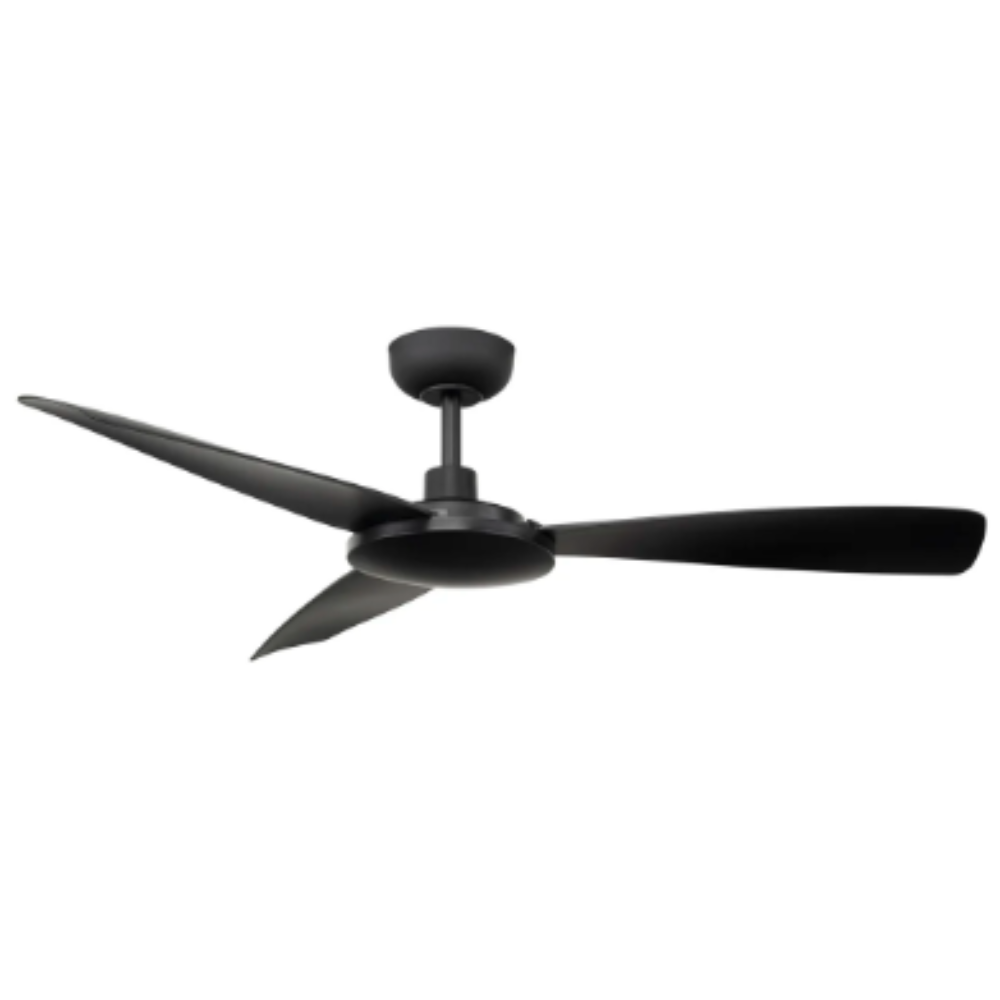 Buy DC Ceiling Fans Australia MASCOT DC Ceiling Fan 52" Matt Black Moulded ABS Blade - 22197/06