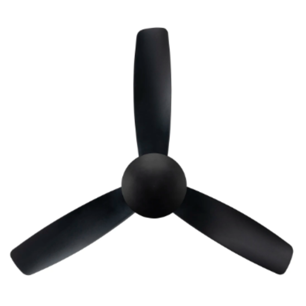 Buy DC Ceiling Fans Australia MASCOT DC Ceiling Fan 58" Matt Black Moulded ABS Blade - 22199/06