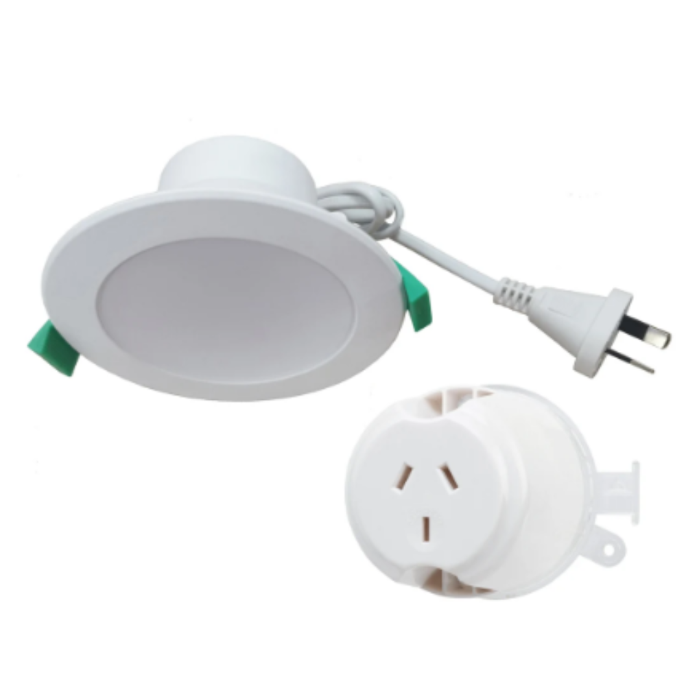 Buy Recessed LED Downlights Australia Propack Recessed LED Downlight W115mm 8W White Polycarbonate 3 CCT - 21996/05