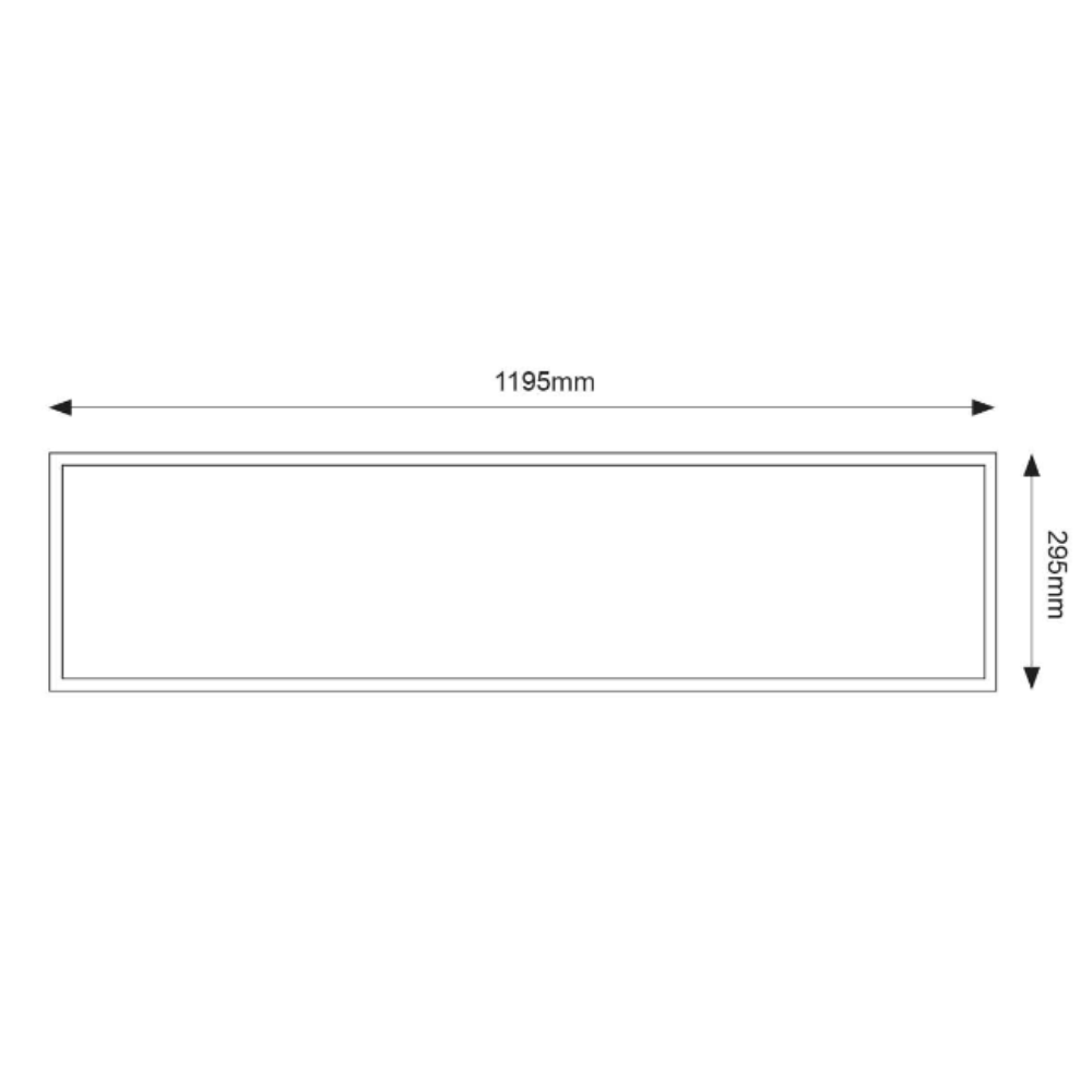 Buy LED Panel Lights Australia LED Panel Light W1195mm L295mm 40W White TRI Colour - TLPA312TCW