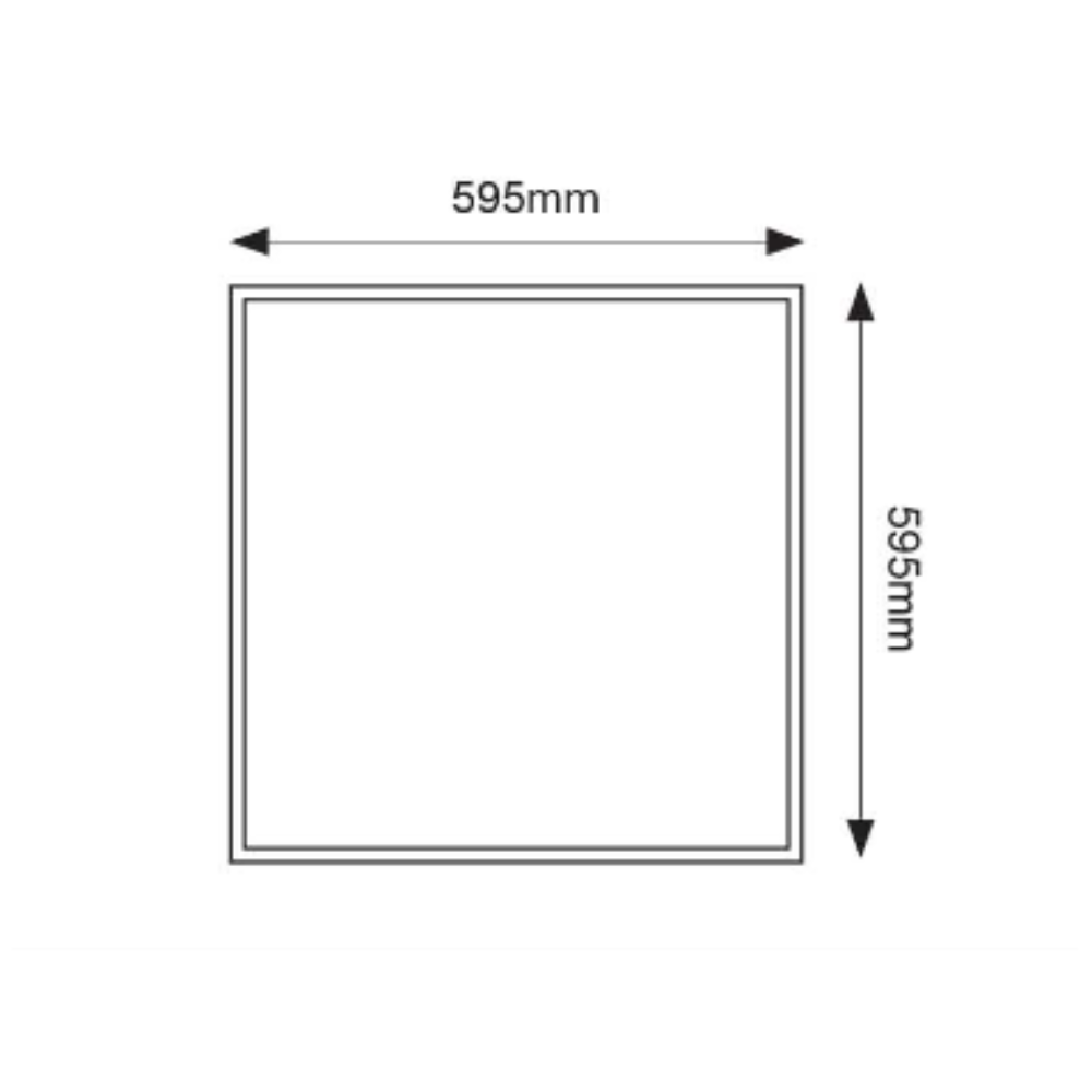 Buy LED Panel Lights Australia LED Panel Light W595mm 40W White TRI Colour - TLPA606TCW