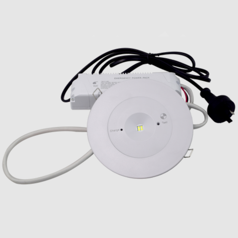 Buy Emergency LED Spitfire Australia Ufofire Emergency Recessed LED Downlight White Polycarbonate - LWUF6030