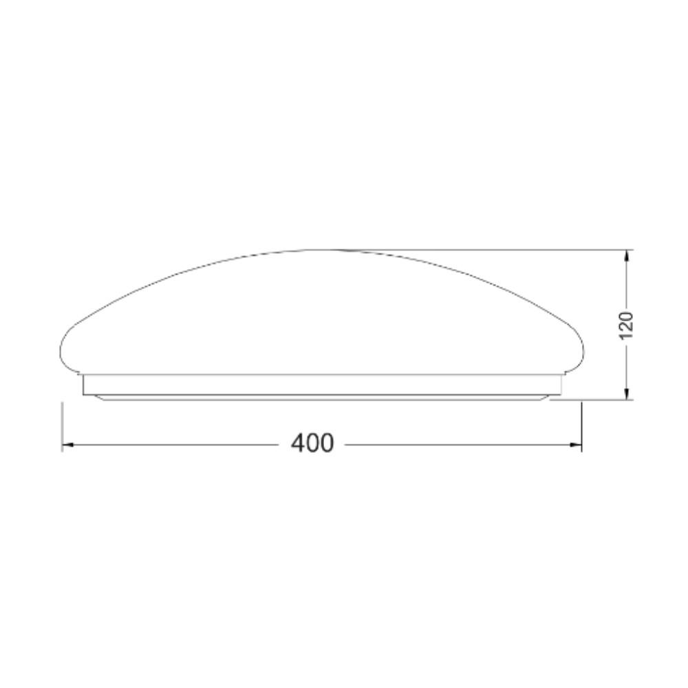 Buy Emergency LED Oyster Lights Australia Opal Emergency LED Oyster Light White 28W 5700K - LWOO4028-E