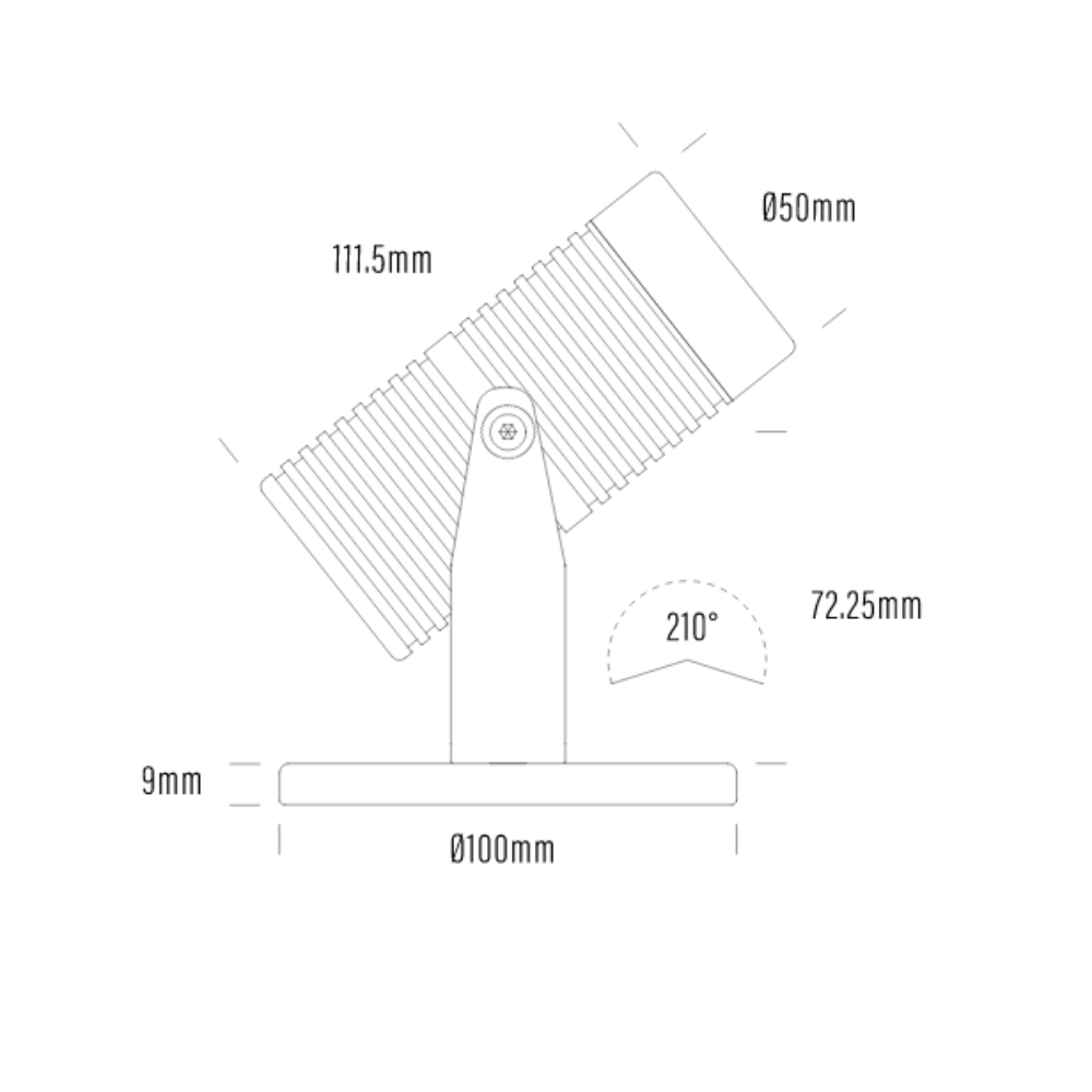 Buy Pond Lights Australia Phoenix Pond Light 24V W50mm Copper Brass - AQL-540-B5-X00