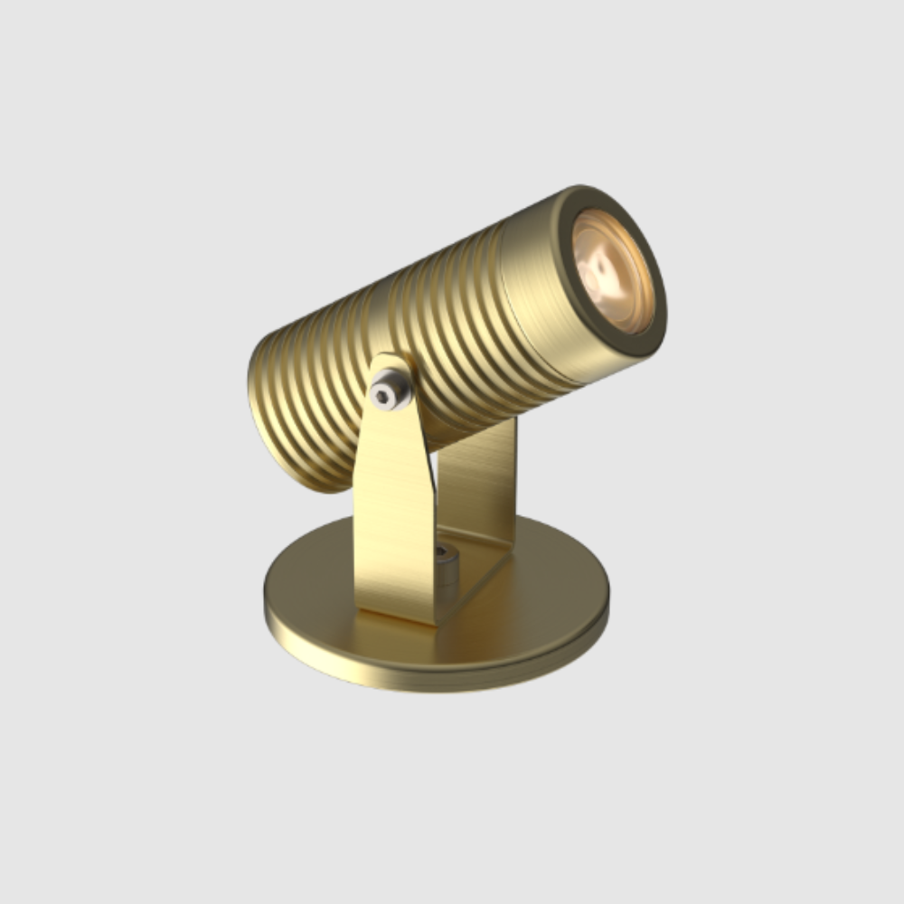 Buy Pond Lights Australia Phoenix Pond Light 24V W50mm Natural Brass - AQL-540-B6-X00
