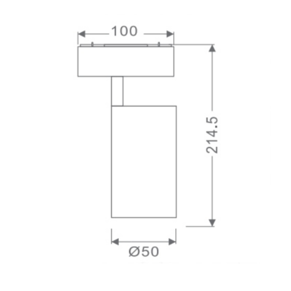 Buy Three Circuit Track Heads Australia Three Circuit Track Head 36° 10W 24V Black - 601201-1 BK