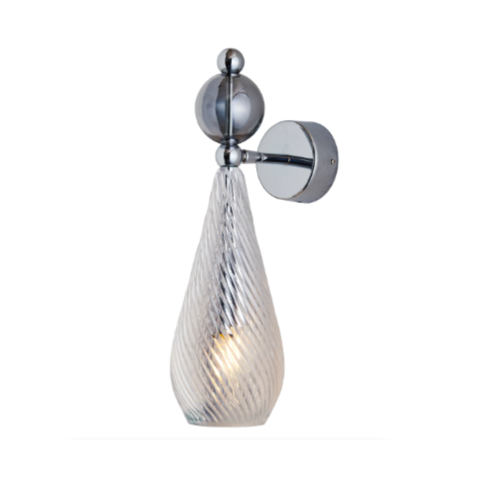 Buy Bedside Reading Lights Australia Smykke Bedside Reading Light Crystal Swirl W120mm - LA1011W