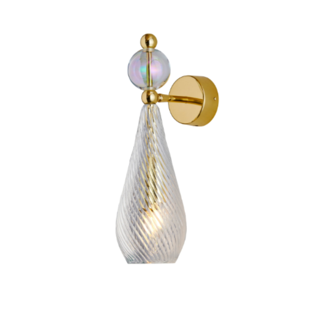 Buy Bedside Reading Lights Australia Smykke Bedside Reading Light Crystal Swirl W120mm - LA1011W