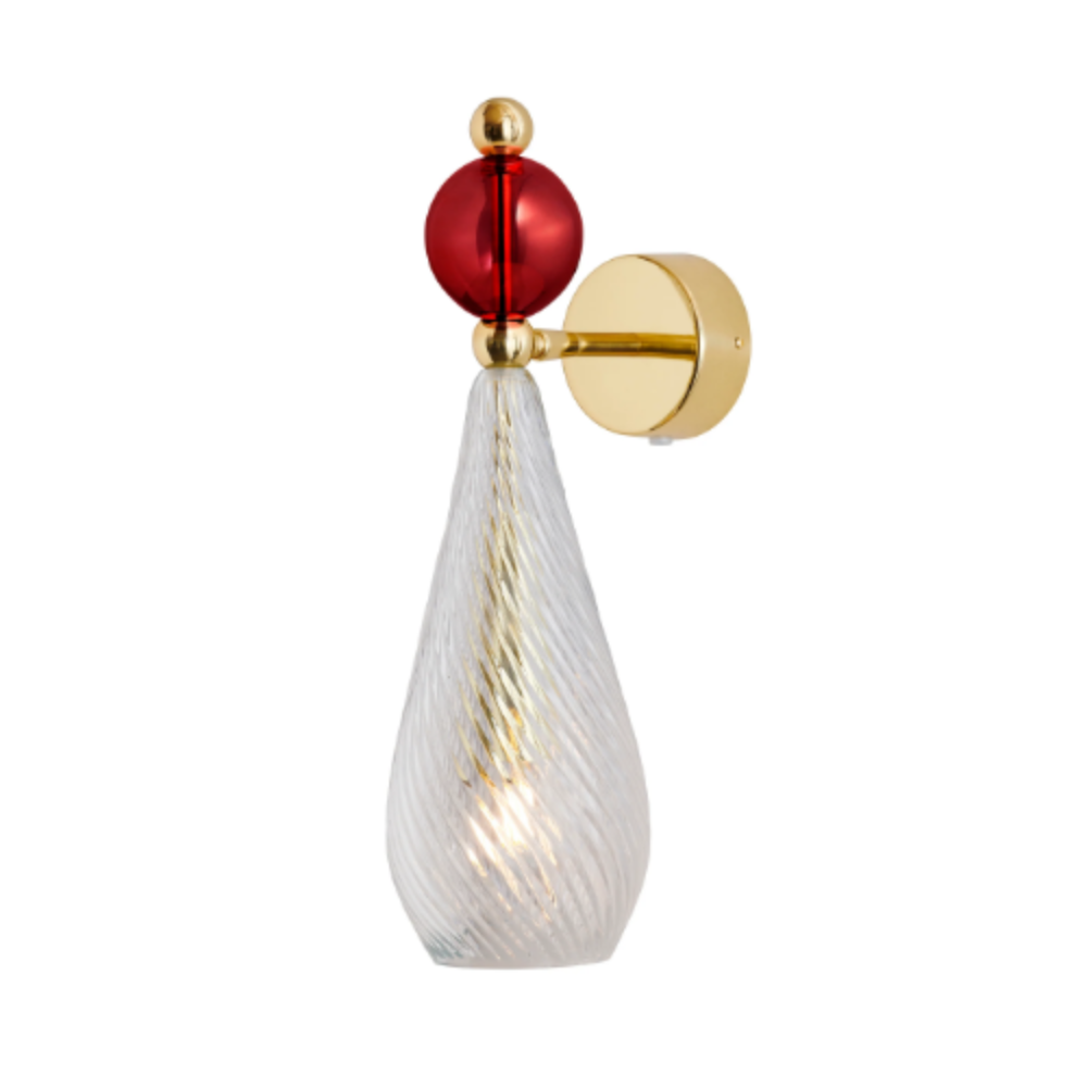 Buy Bedside Reading Lights Australia Smykke Bedside Reading Light Crystal Swirl W120mm - LA1011W