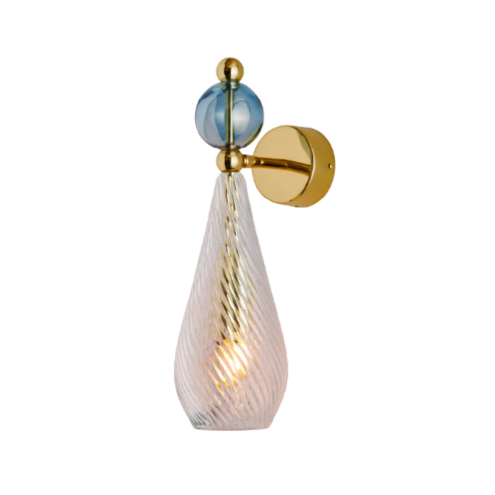 Buy Bedside Reading Lights Australia Smykke Bedside Reading Light Crystal Swirl W120mm - LA1011W
