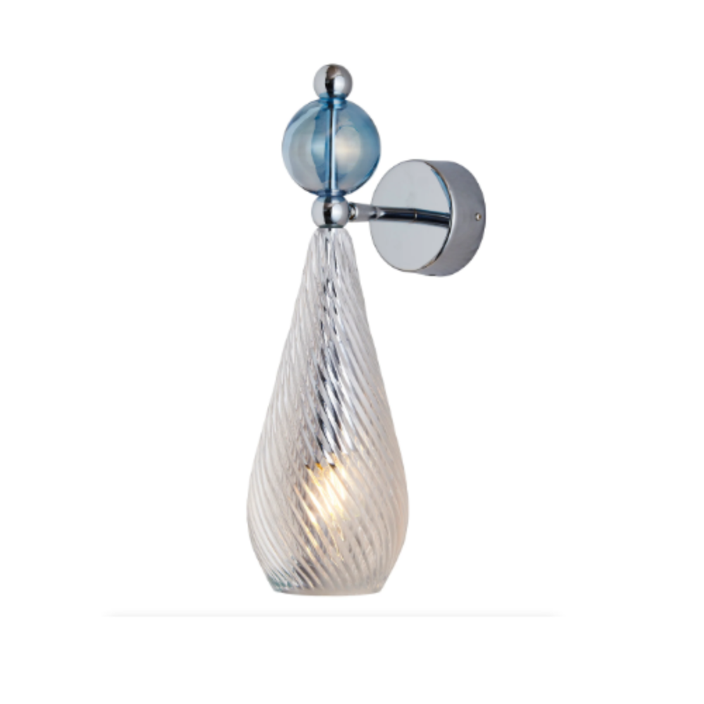 Buy Bedside Reading Lights Australia Smykke Bedside Reading Light Crystal Swirl W120mm - LA1011W