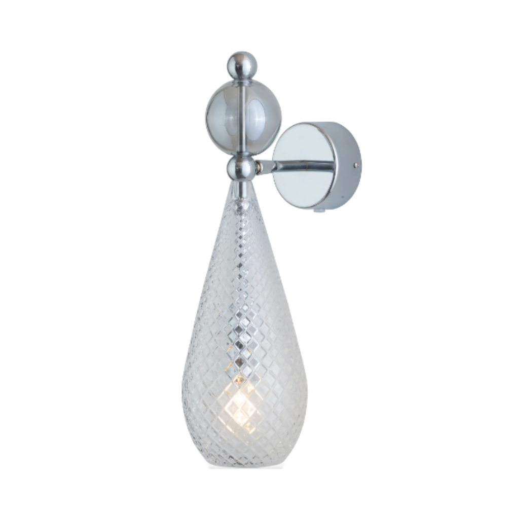 Buy Bedside Reading Lights Australia Smykke Bedside Reading Light Crystal Check W120mm - LA1011W