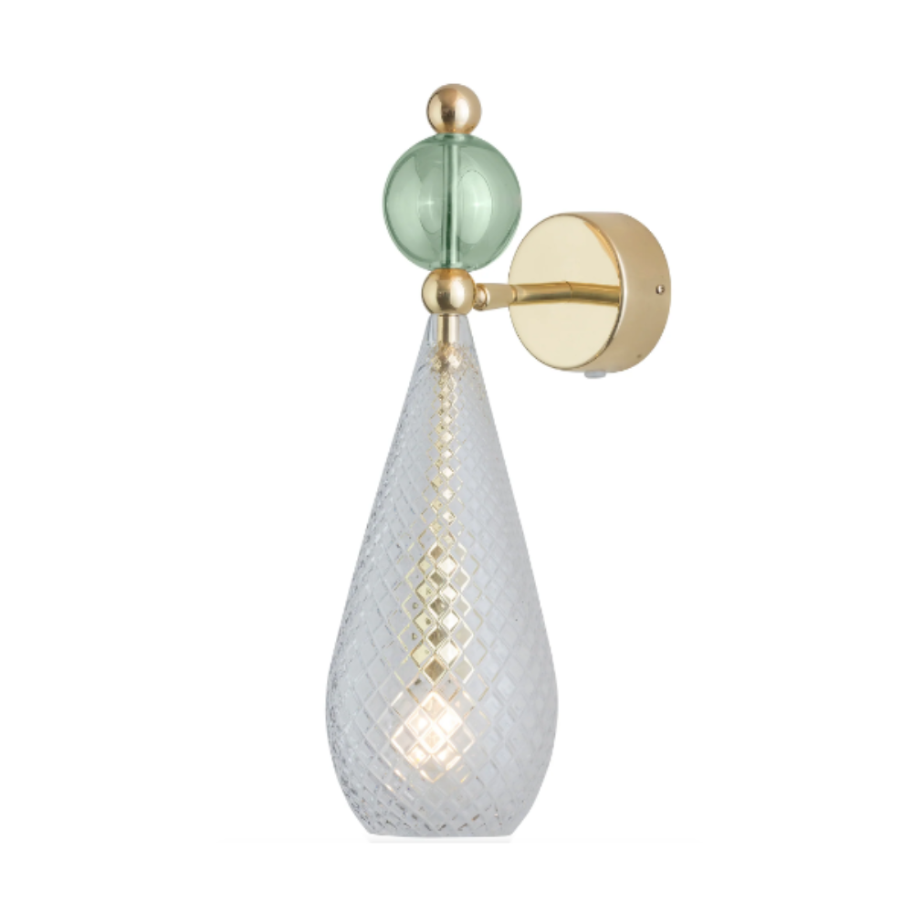 Buy Bedside Reading Lights Australia Smykke Bedside Reading Light Crystal Check W120mm - LA1011W