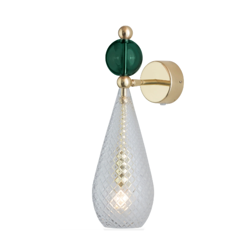 Buy Bedside Reading Lights Australia Smykke Bedside Reading Light Crystal Check W120mm - LA1011W
