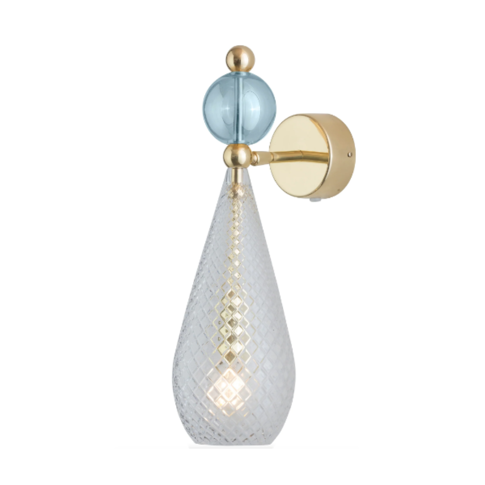 Buy Bedside Reading Lights Australia Smykke Bedside Reading Light Crystal Check W120mm - LA1011W
