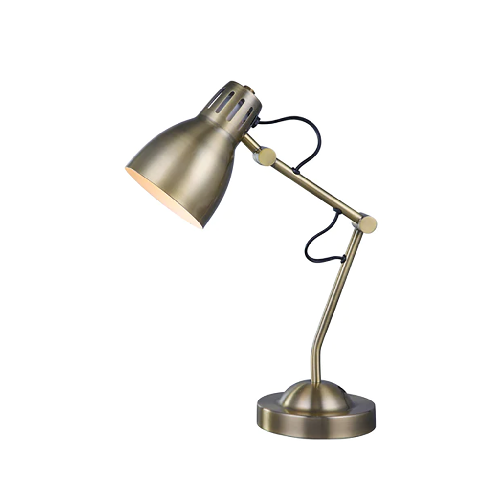 Buy Table Lamps Australia Nord Table Lamp Antique Brass Metal - LL-27-0237AB