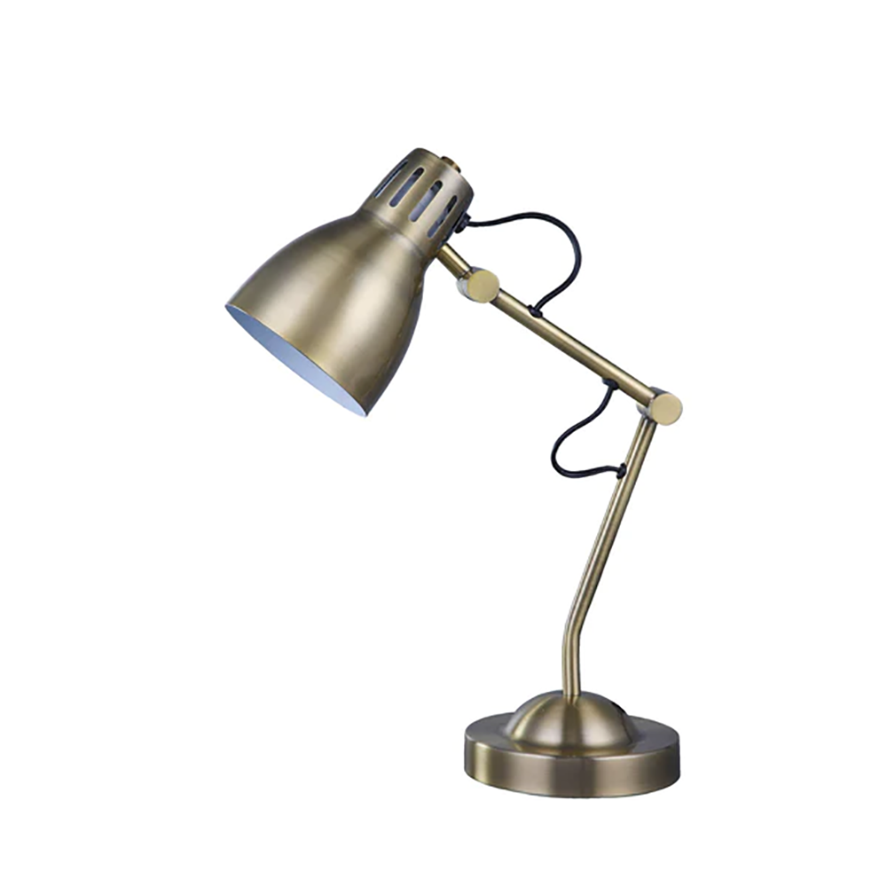 Buy Table Lamps Australia Nord Table Lamp Antique Brass Metal - LL-27-0237AB