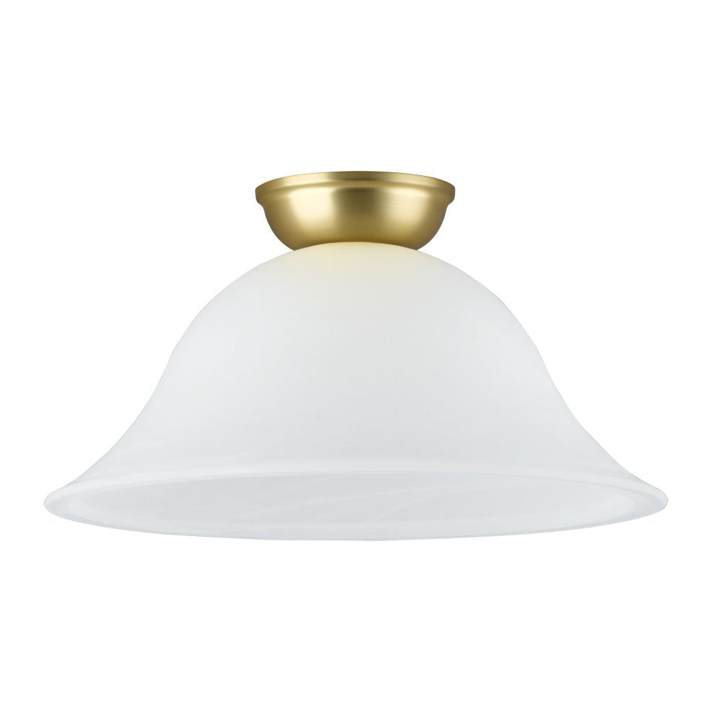 Murcia DIY Batten Fix Light Brass Matt & White 300mm - 203338