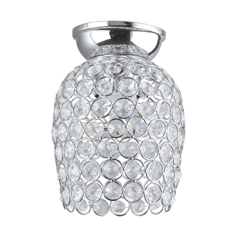 Buy DIY Batten Fix Lights Australia Bonares DIY Batten Fix Light Chrome & Crystal 130mm - 203358