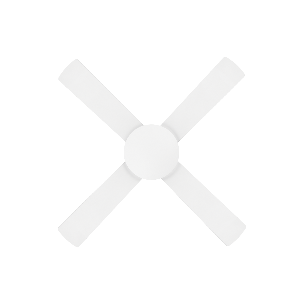 Buy AC Ceiling Fans Australia Bondi 48" White AC ABS Ceiling Fan - 203619