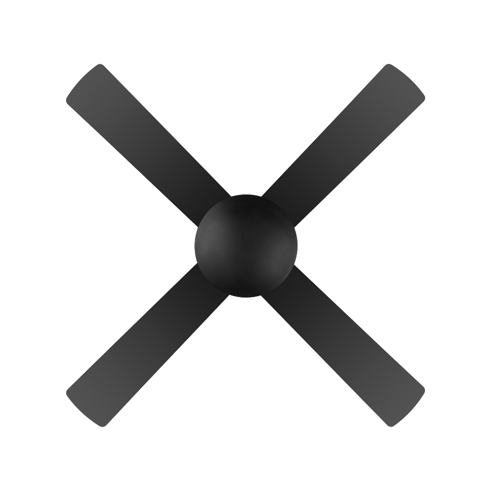 Bondi 48" Black AC ABS Ceiling Fan - 203621