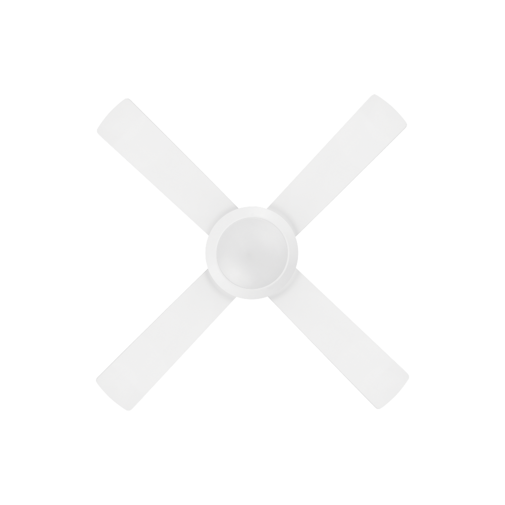Buy AC Ceiling Fans Australia Bondi 48" LED 20W AC ABS Ceiling Fan White - 203622