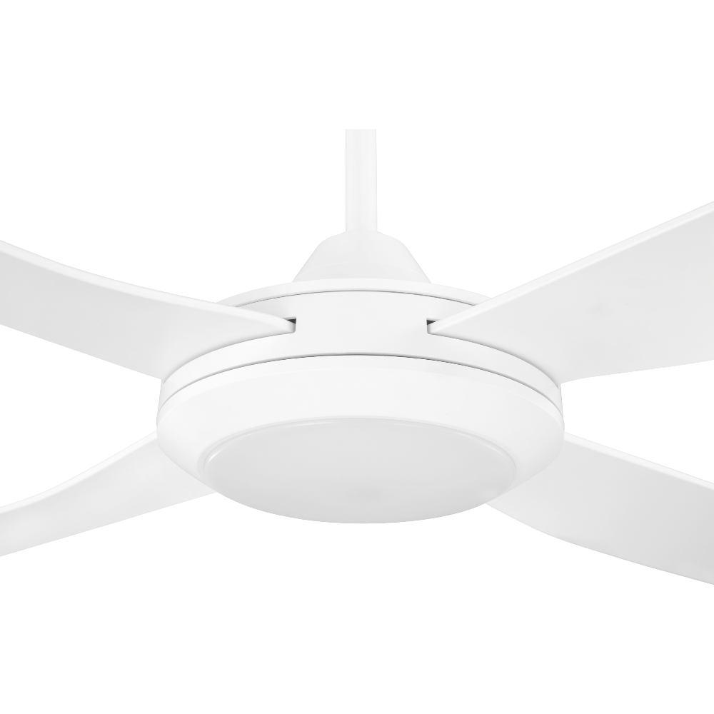 Buy AC Ceiling Fans Australia Bondi 48" LED 20W AC ABS Ceiling Fan White - 203622