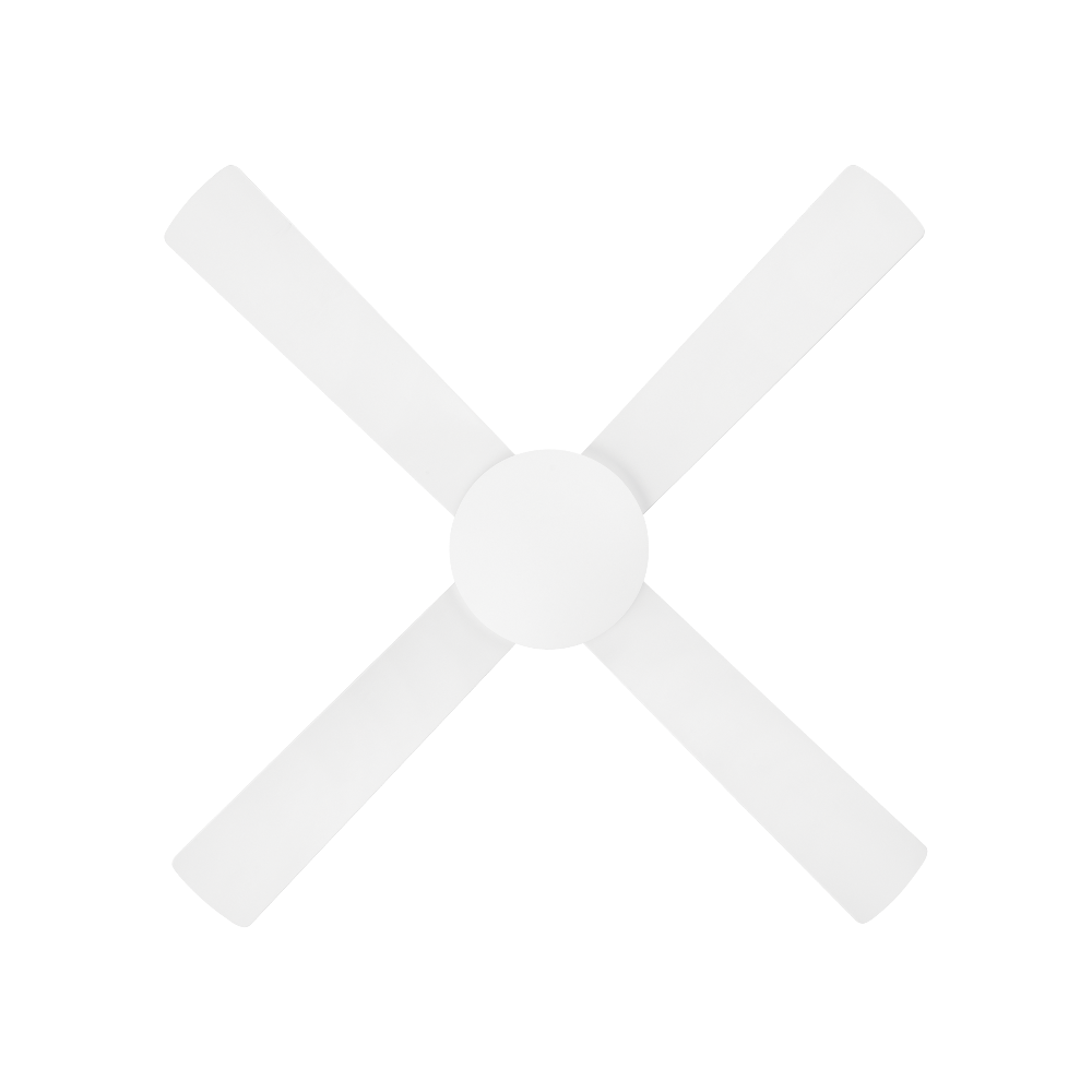 Buy AC Ceiling Fans Australia Bondi 52" AC ABS Ceiling Fan White - 203624