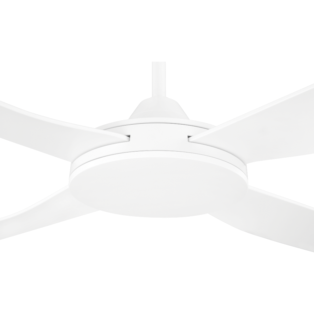 Buy AC Ceiling Fans Australia Bondi 52" AC ABS Ceiling Fan White - 203624