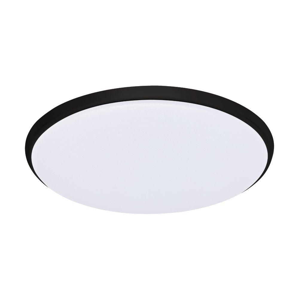 Buy LED Oyster Lights Australia Ollie Oyster Light Black & White 300mm - 203694