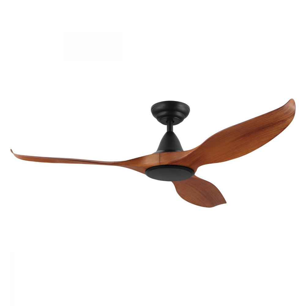 Buy DC Ceiling Fans Australia Noosa 52" DC Fan ABS Teak Finish & Black - 204113