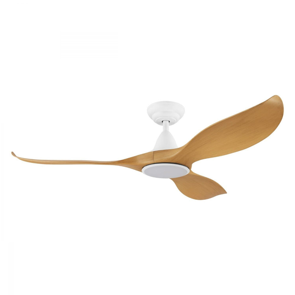 Noosa 52" DC Fan ABS Light Bamboo Finish & White - 204115