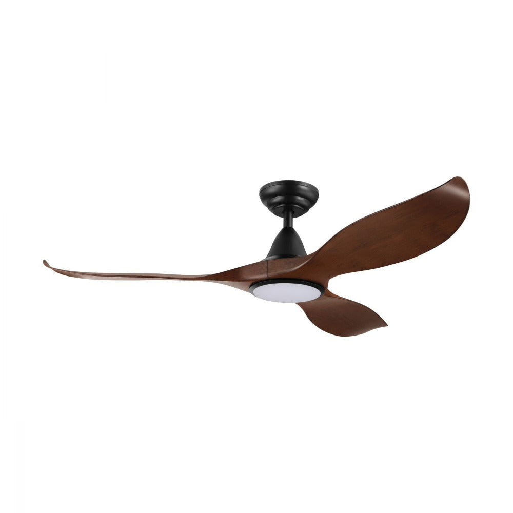 Buy DC Ceiling Fans With Light Australia Noosa 52" DC Fan ABS Light Aged Elm Finish & Black - 204117