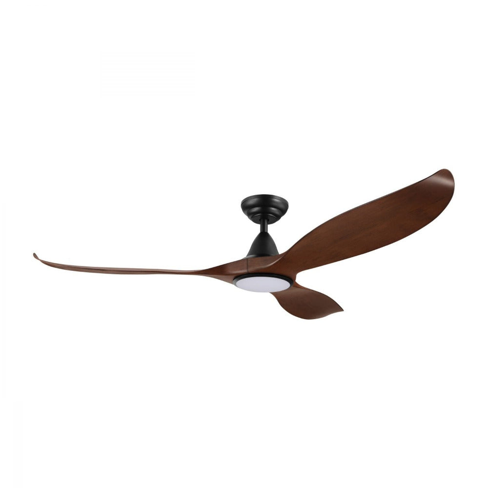 Buy DC Ceiling Fans With Light Australia Noosa 60" DC Fan ABS Light Aged Elm Finish & Black - 204233